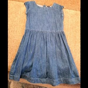 Gap Denim Cap sleeve Dress